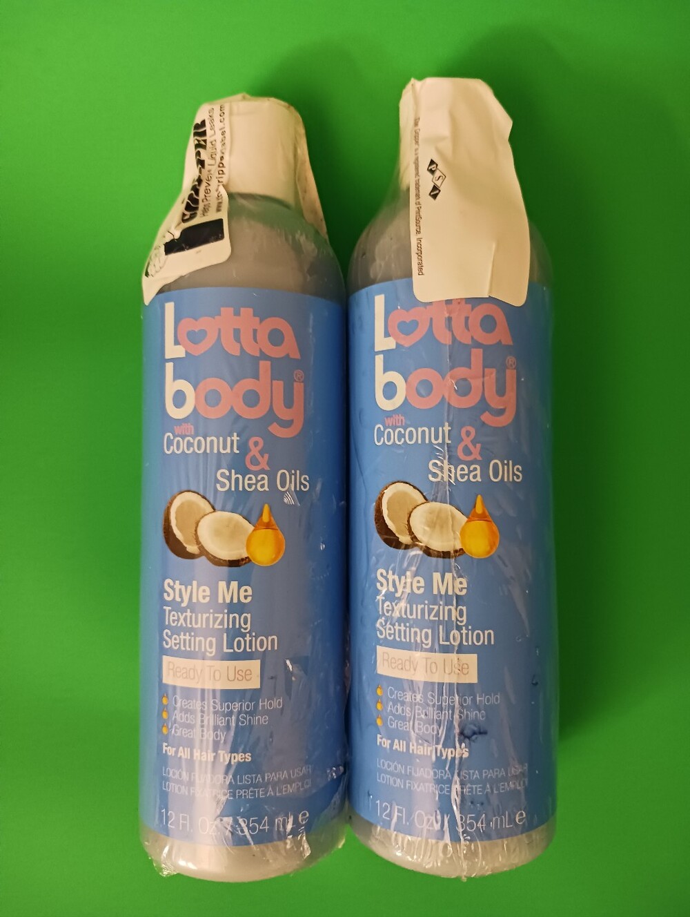 Lotta Body STYLE ME Texturizing Setting Lotion 12 Fl Oz (Pack of 2) New Sealed